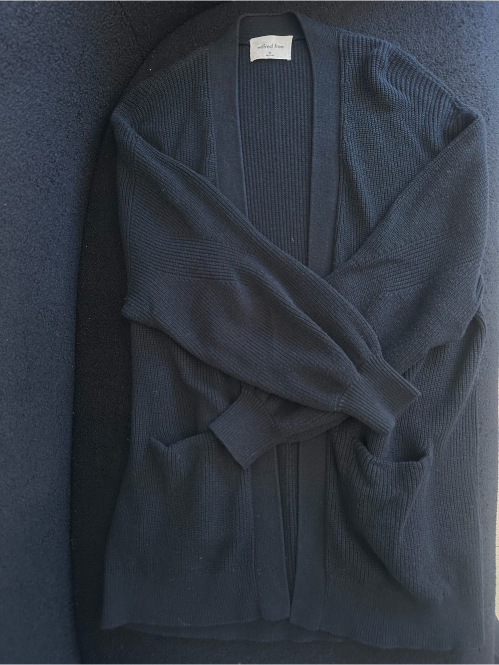 Aritzia Wilfred Knitted Wool Cardigan